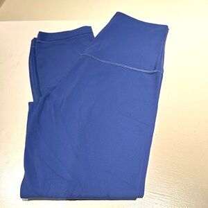 Lululemon Wunder Train High Rise Crop in Blue